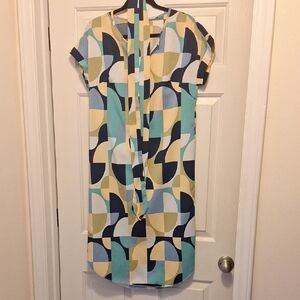 Geometric Patterned Dress